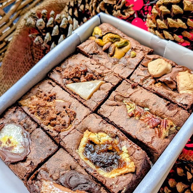 Brownie box close-up